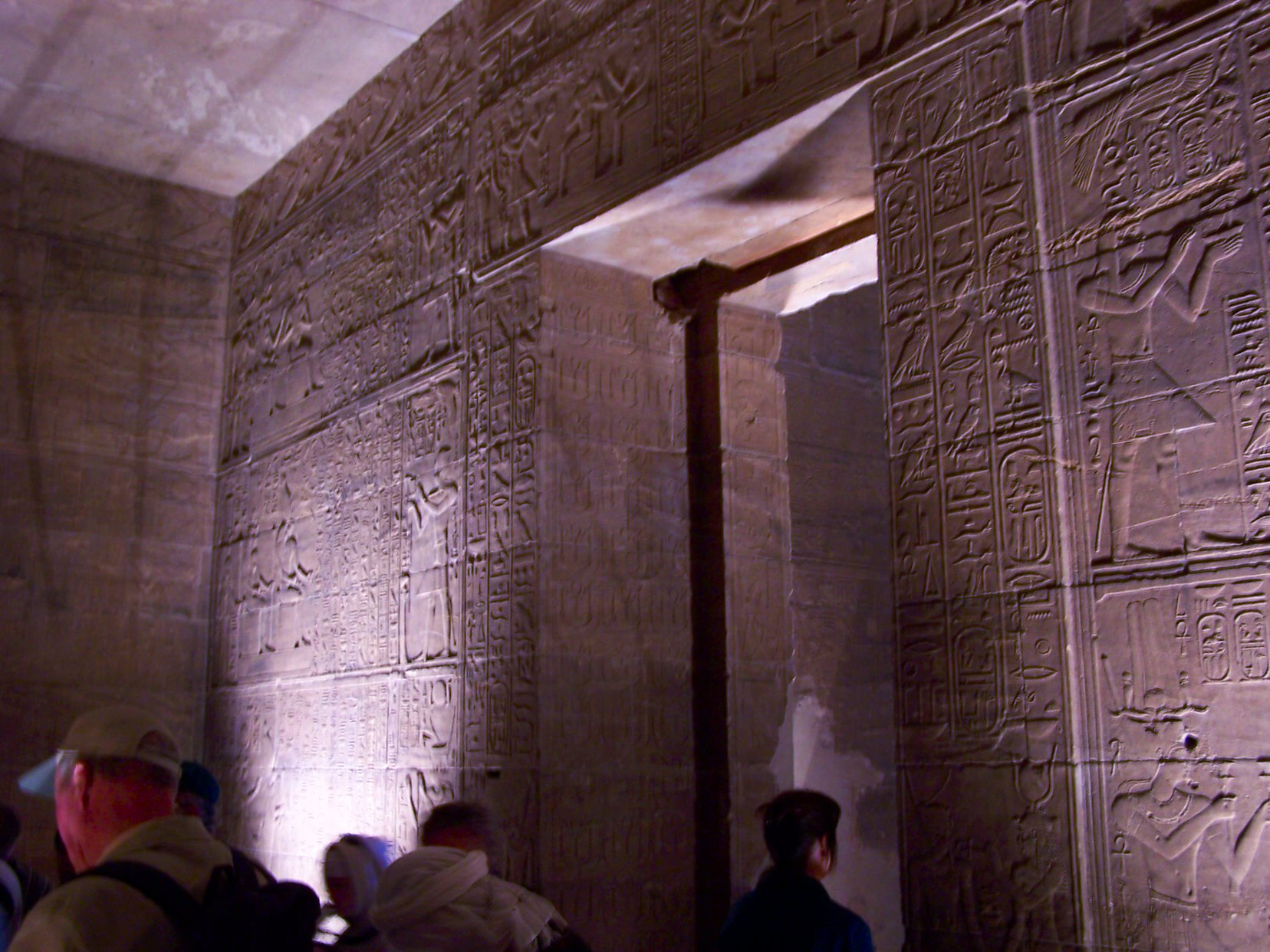 A l'intérieur du temple de Philae